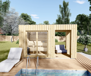 Have Sauna Della 4 m2 + terrasse